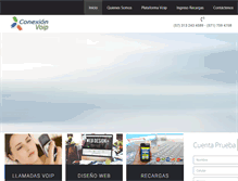 Tablet Screenshot of conexionvoip.com